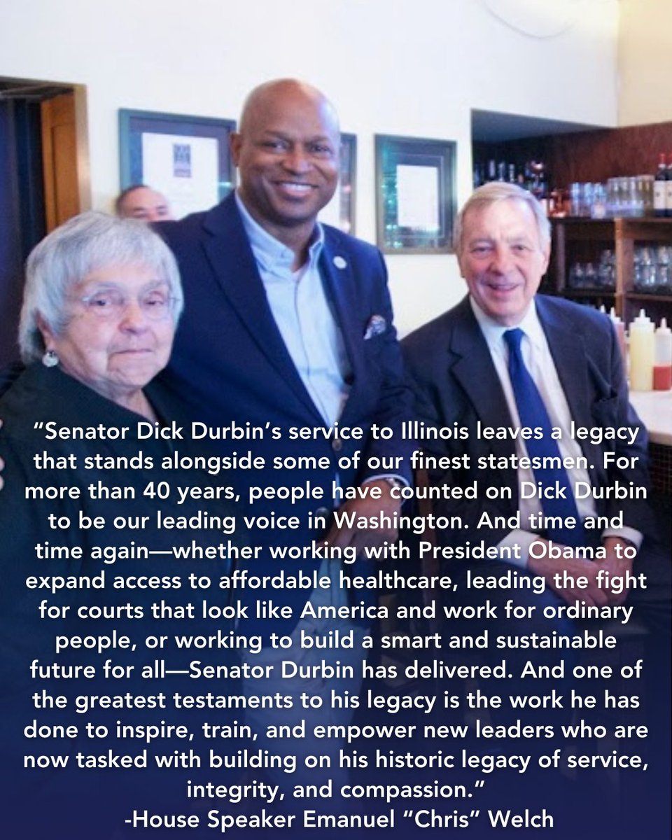ChrisWelch_JD's tweet photo. Thank you, Senator Durbin for all you have done to #UpliftIL. https://t.co/bjtKjmOwNa