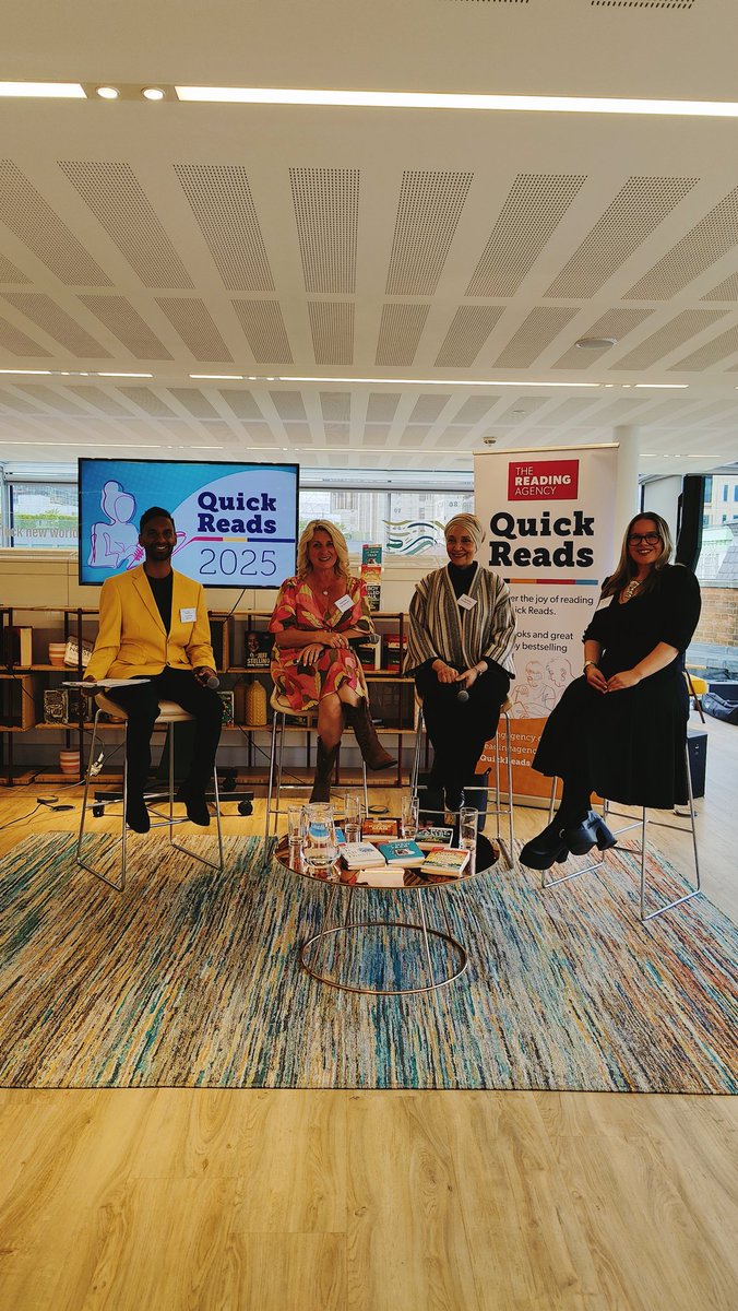 Bobby Seagull (@bobby_seagull) on Twitter photo As it's World Book Night, what are you currently reading? Libraries, reading & books transformed my life.
In my ambassador role for charity <a href="/readingagency/">The Reading Agency</a>, I'm hosting a panel of fab authors at 2025 Quick Reads launch <a href="/HachetteUK/">Hachette UK</a>.
Quick Reads are short, gripping books designed As it's World Book Night, what are you currently reading? Libraries, reading & books transformed my life.
In my ambassador role for charity <a href="/readingagency/">The Reading Agency</a>, I'm hosting a panel of fab authors at 2025 Quick Reads launch <a href="/HachetteUK/">Hachette UK</a>.
Quick Reads are short, gripping books designed