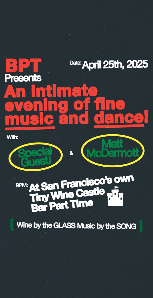 DJing SF's illustrious "dance hole," Bar Part time, this Friday, with a very special TBA guest...  8pm til wheneva