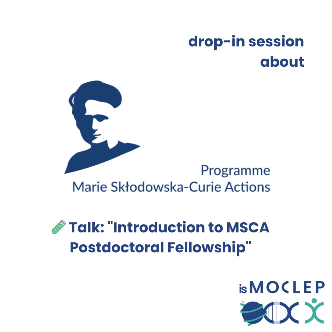isMOCLEP (@ismoclep) on Twitter photo 🚨 isMOCLEP Zoom – Apr 24, 4PM CET 🚨
✨Learn about MSCA funding, mobility & tips from awardee <a href="/SGarciaCalzon/">Sonia García Calzón</a>!
📍Zoom link via request on email info@ismoclep.org 🚨 isMOCLEP Zoom – Apr 24, 4PM CET 🚨
✨Learn about MSCA funding, mobility & tips from awardee <a href="/SGarciaCalzon/">Sonia García Calzón</a>!
📍Zoom link via request on email info@ismoclep.org