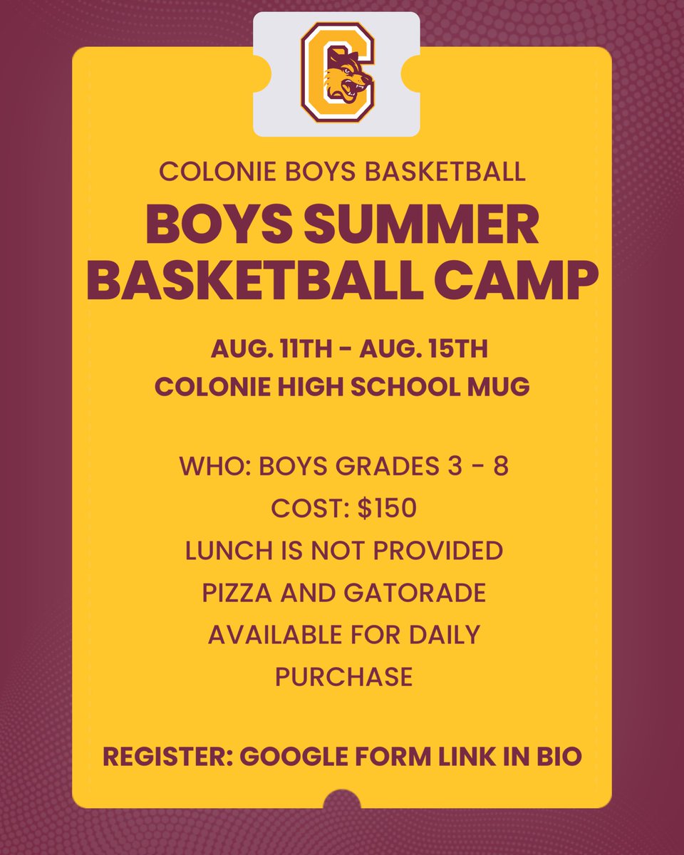 Summer basketball camp!!! #BELIEVE

Link in bio!!!!!