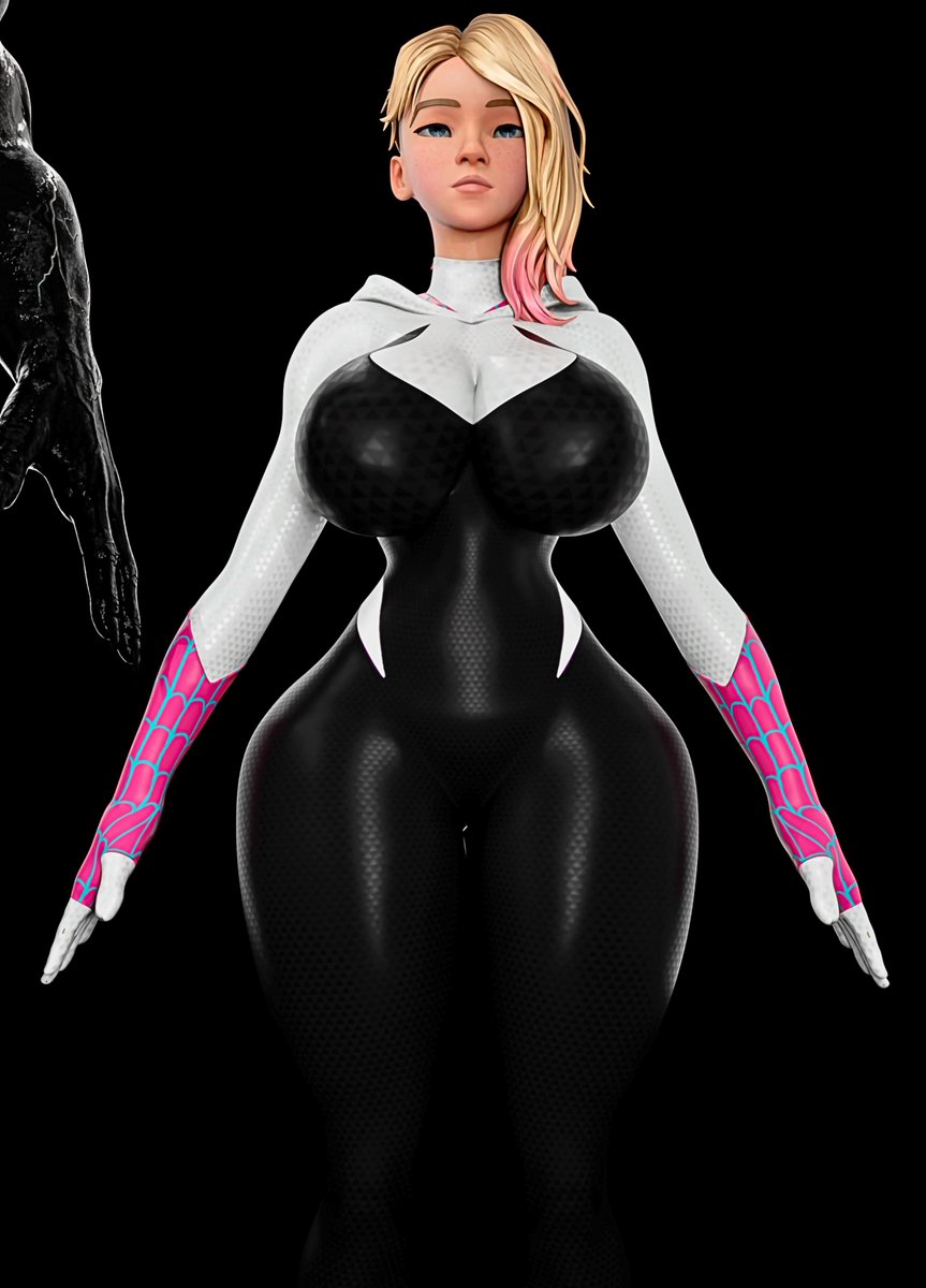 Things are about to get sticky…🕷️WIP #Marvel #Venom #GwenStacy