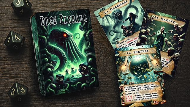 La campagne Ulule du nouveau jeu de cartes dédié au flipper est lancée ! 🔥
Dice Pinball vous permettra de pimenter vos soirées flipper entre pote en vous obligeant à repenser votre manière de jouer au flipper.
Foncez précommander votre exemplaire
fr.ulule.com/dice-pinball-1/