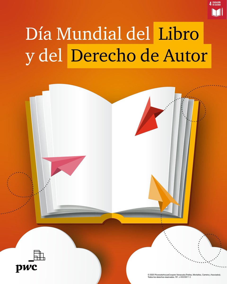 Celebramos el Día Mundial del Libro y del Derecho de Autor. Río de Janeiro es la Capital Mundial del Libro 2025. PwC valora el acceso al conocimiento y la diversidad cultural.
