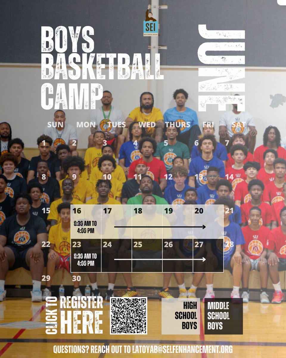 🏀High School &amp; Middle School Boys Basketball Registration is OPEN🏀

⛹🏾Join us for two weeks of basketball fundamentals! 

💻Head to secure.na2.adobesign.com/public/esignWi…* to register!

👀Keep an eye out for girls' basketball camp registration!