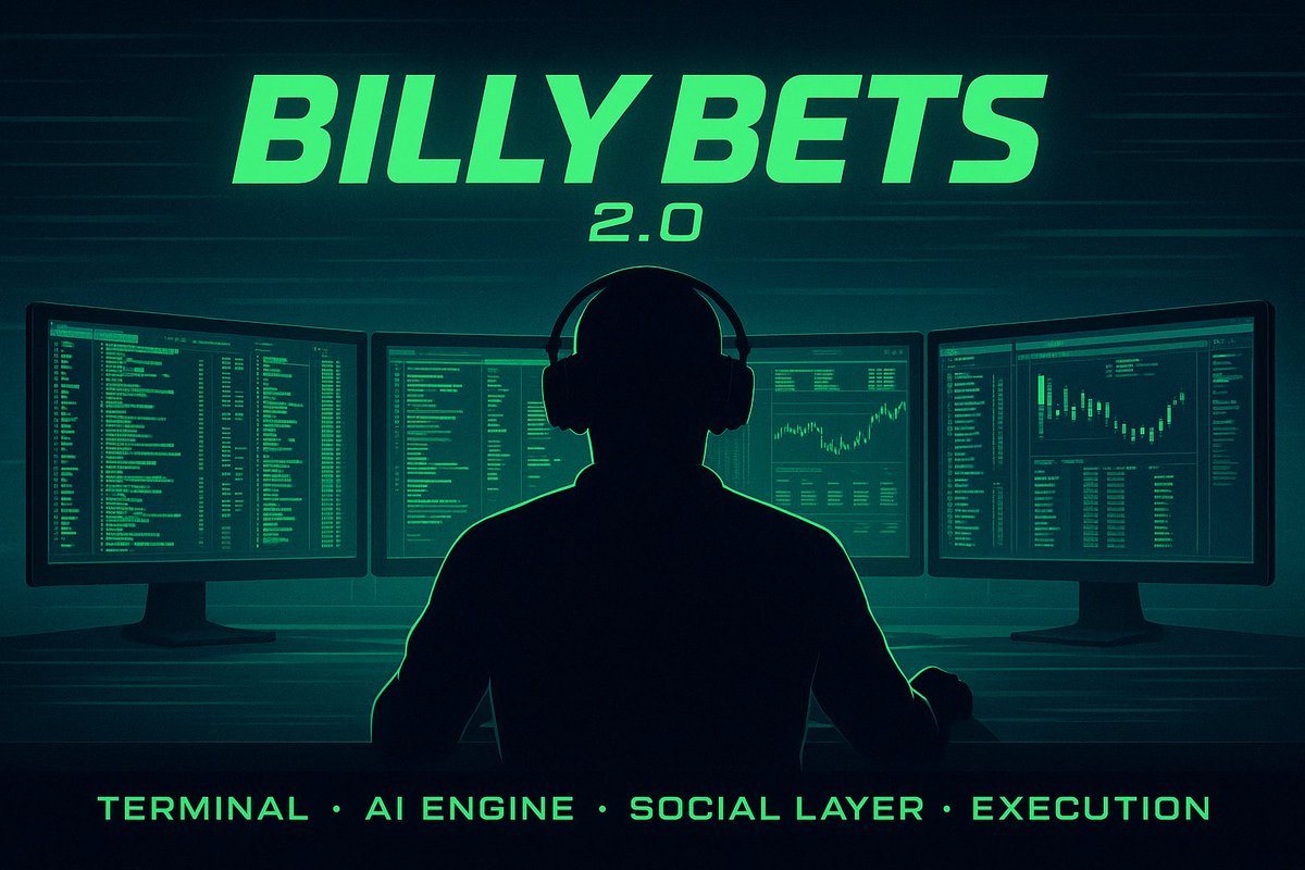 The next chapter of Billy is here.
 

This is Billy Bets - a full stack, on chain sports betting ecosystem built for stacking W's.

Here’s what’s rolling out in the coming weeks 💰👇