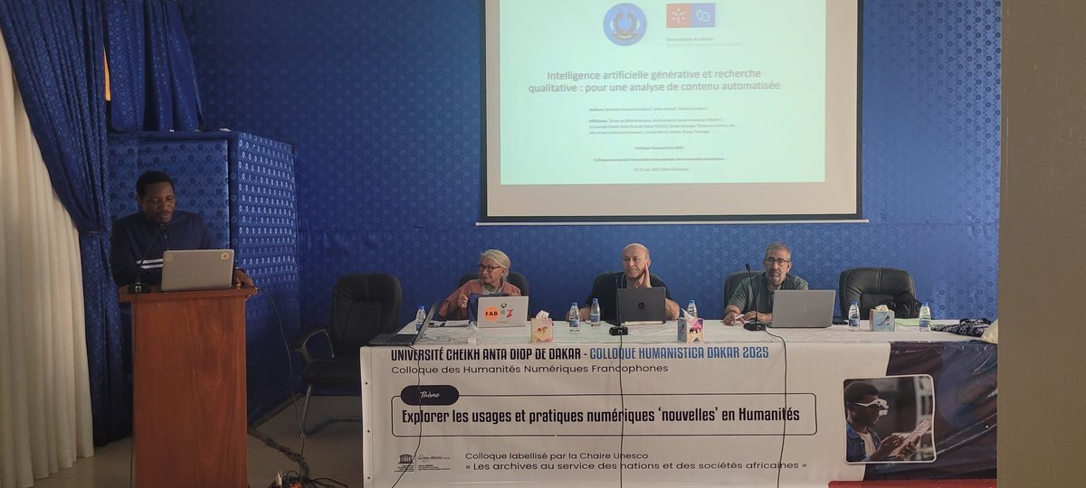 Humanistica (@humanisticadh) on Twitter photo 1ères sessions du colloque #Humanistica2025 autour de l'#IA et des #archives et #patrimoines <a href="/ADHOrg/">ADHO</a> <a href="/Ecoledeschartes/">École des chartes | PSL</a> <a href="/UCAD_Senegal/">Université Cheikh Anta Diop de Dakar</a> <a href="/clad_ucad/">CLAD UCAD</a> 1ères sessions du colloque #Humanistica2025 autour de l'#IA et des #archives et #patrimoines <a href="/ADHOrg/">ADHO</a> <a href="/Ecoledeschartes/">École des chartes | PSL</a> <a href="/UCAD_Senegal/">Université Cheikh Anta Diop de Dakar</a> <a href="/clad_ucad/">CLAD UCAD</a>