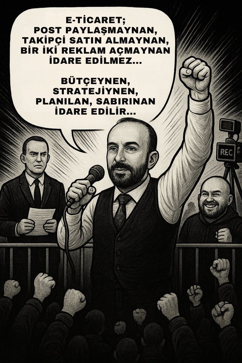 E-TİCARET;
Post paylaşmaynan,
Takipçi satın almaynan,
Bir iki reklam açmaynan
İDARE EDİLMEZ…

Bütçeynen, stratejiynen,
planılan, sabırınan idare edilir…

#eticaret #dijitalpazarlama #seo #strateji