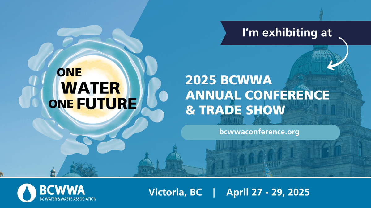 SystemsBc's tweet photo. 🌊 Join Us at the @BCWWA  Conference &amp; Tradeshow 🌊

📅 Dates: April 27-29th, 2025
📍 Location: Victoria Conference Centre

We are a proud sponsor and exhibitor of the 2025 Conference. Visit Booth #8 to see innovative solutions and meet our team

#BCWWA2025 #FlowSystems #Neptune https://t.co/2AOedzYP8C