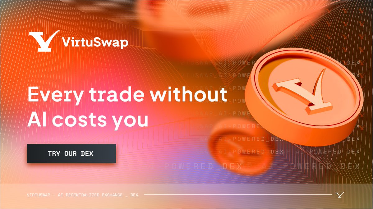 How much are you losing by NOT using AI in DeFi?

📉 Missed yields.
📈 Poorly timed trades.
💸 Liquidity sitting in dead pools.

Every day you go manual, you're bleeding alpha.

🧠 VirtuSwap’s Minerva AI watches the market 24/7.

It moves capital before volatility strikes.
It