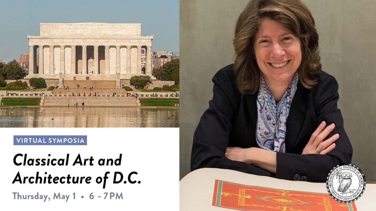 Join us virtually on Wednesday, May 1, at 6 PM CT for Classical Washington: Greece and Rome in the Art and Architecture of DC, a free lecture with art historian Dr. Elise Friedland.

🔗 Registration is required - sign up on Zoom today! buff.ly/vu5xzVB