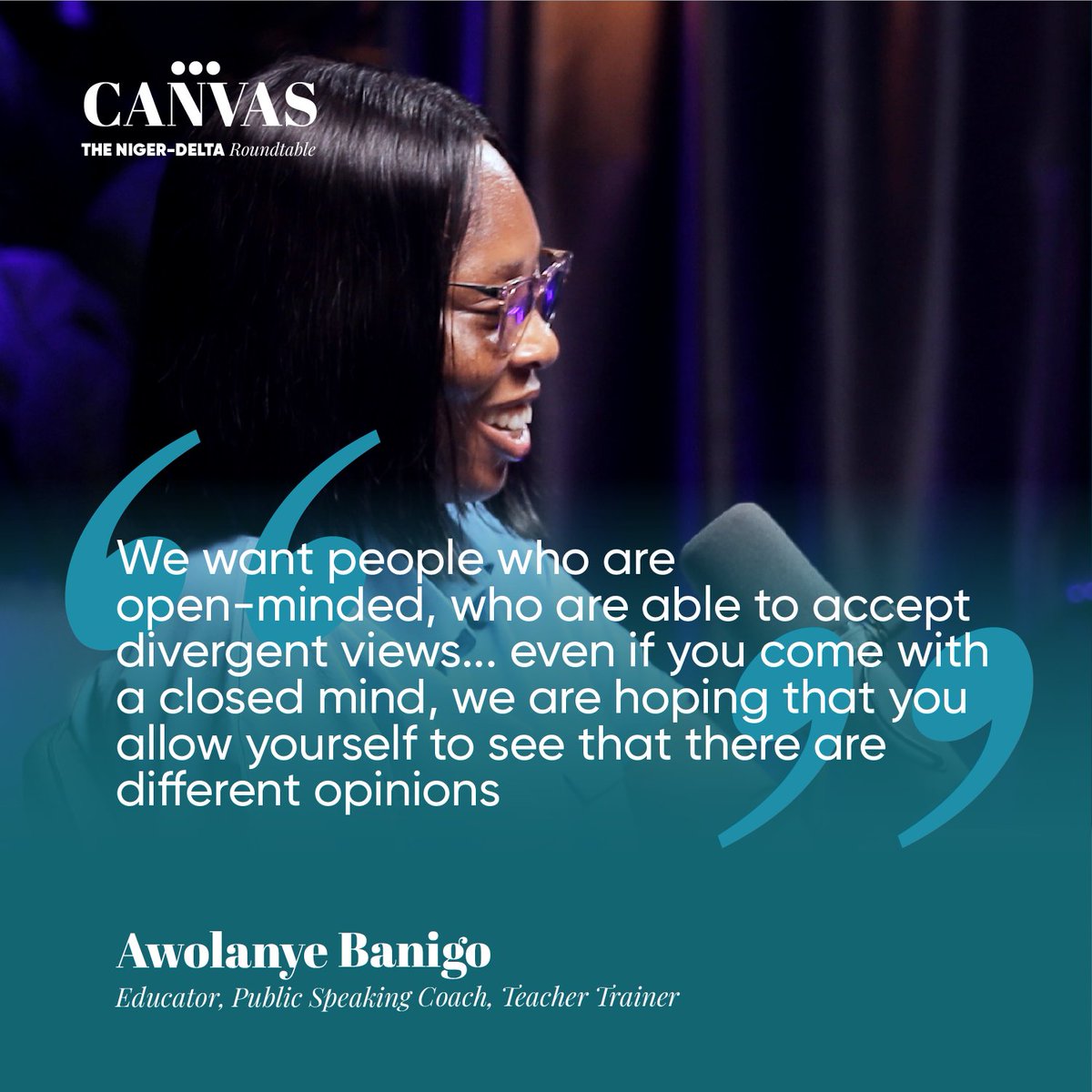 CanvasOnair's tweet photo. Quotes from @awoli  (guest) 

Watch the full Episode #47: Is Reading Still Cool? with our anchor  @Dee_shark  on our youtube channel 👇 https://t.co/LAVaRyZnVn 

Brought to you by @raecafrica 

#nigerdelta #podcast #canvas #ndcpodcast #PoweringLives https://t.co/U6C2qmnH6W