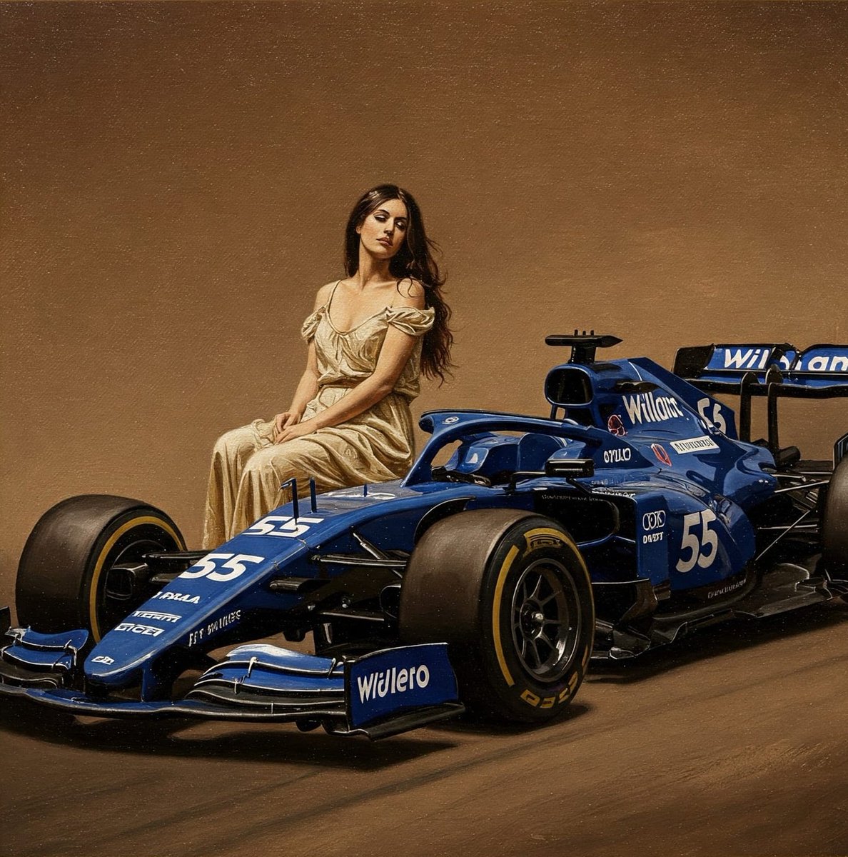 Val_ColLec's tweet photo. Yo arriba de un Ferrari y un Williams porque el genio de la lámpara malinterpreto mi deseo https://t.co/kwHoFuUiCs