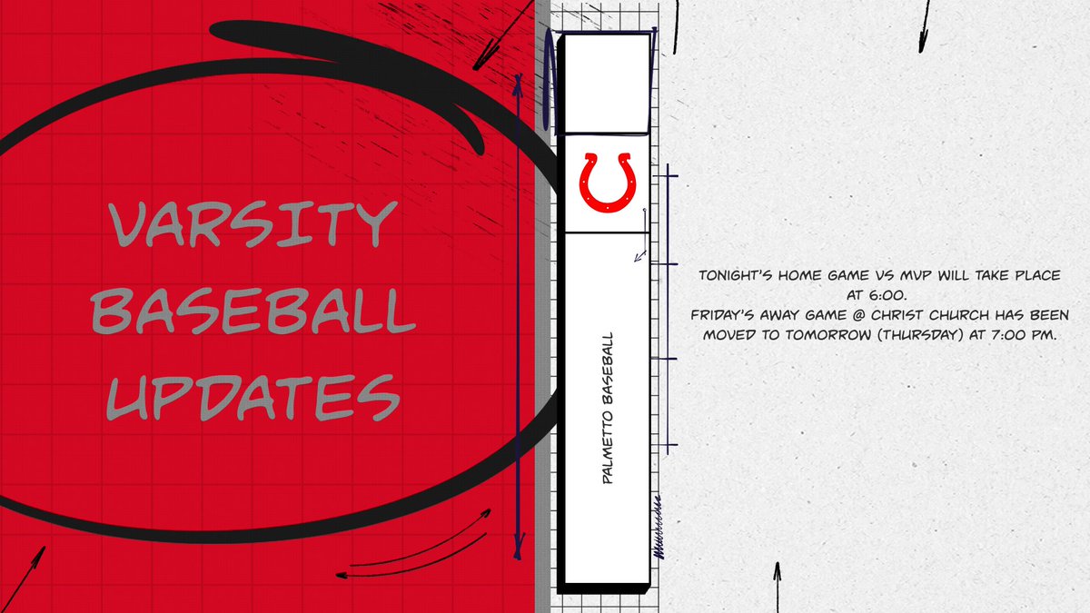 A few changes have been made to the Varsity Baseball Schedule this week.  Go Mustangs!!