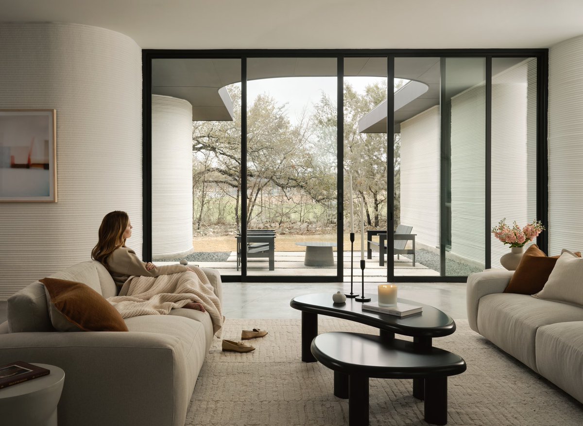 ICON3DTech's tweet image. Beauty and comfort can be found in the simplest of moments.
#icon #homes #3dprinted