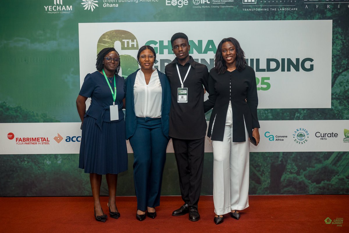 lady__ND's tweet photo. The recent Ghana Green Building Summit at @movenpick_accra was not just about bold ideas in sustainability — it was also a beautiful moment of reconnection.

#GhanaGreenBuilding #GreenCities #LadyMariam #Midweek #Sustainability #SustainableGhana #ESGLeadership #GreenFuture https://t.co/k1xrn6tP4Q
