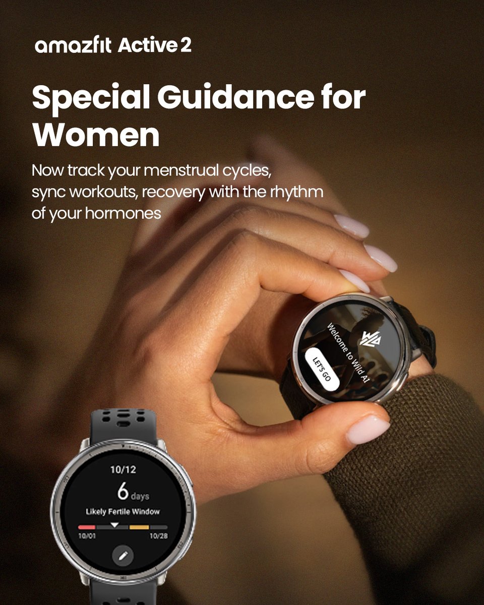 AmazfitIN's tweet image. &quot;Turn up the brightness&quot; with just your voice! The Amazfit Active 2 listens when you speak and tracks your health 24/7—even during sleep. Starting at ₹9,999, it&apos;s smart tech that actually understands you. in.amazfit.com/products/activ…
#Smartwatch #VoiceCommand #WellnessTech