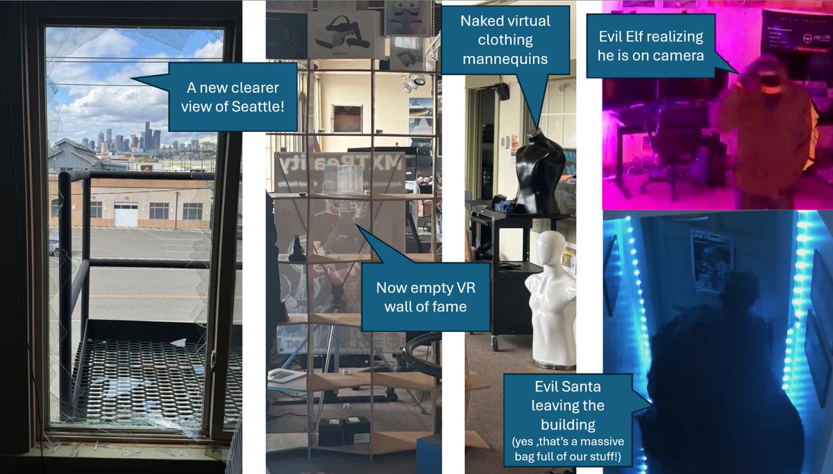 Jeff Rayner #XR #VR #AR #AI (@thexrman) on Twitter photo #GrandTheftAuto:VR edition-IRL NPCs scaled our fire escape & looted every VR headset owned (~20). <a href="/bhaptics/">bHaptics</a> vests, iPads, & access.
They took tech, but not our mission, heart, or humor!
If you see mildly traumatized VR access on Craigslistโฆ ๐ - LMK!
๐
linkedin.com/posts/jeffraynโฆ #GrandTheftAuto:VR edition-IRL NPCs scaled our fire escape & looted every VR headset owned (~20). <a href="/bhaptics/">bHaptics</a> vests, iPads, & access.
They took tech, but not our mission, heart, or humor!
If you see mildly traumatized VR access on Craigslistโฆ ๐ - LMK!
๐
linkedin.com/posts/jeffraynโฆ