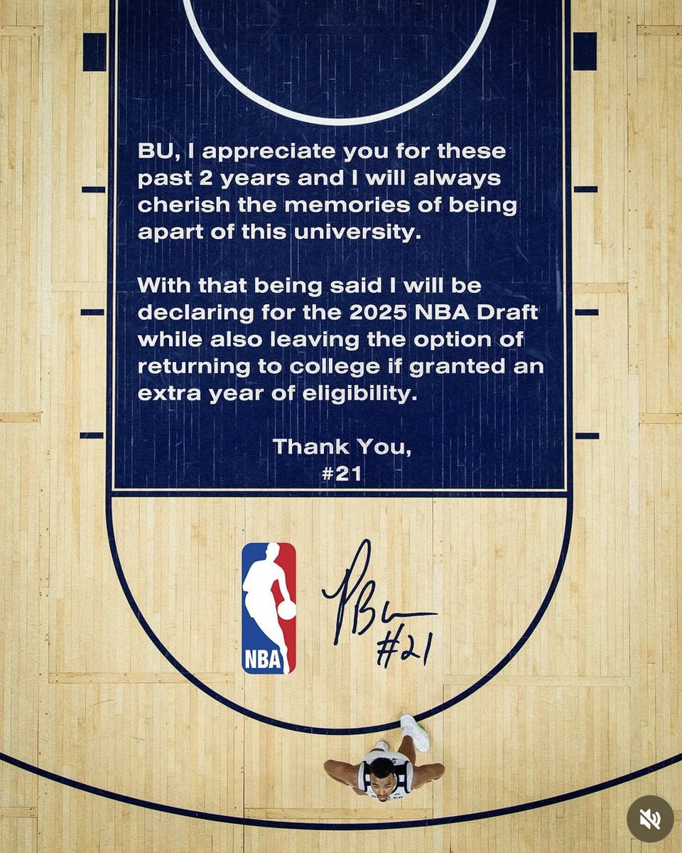 Butler Basketball Guru (@butlerguru) on Twitter photo Pierre Brooks II (<a href="/nba_pbj/">Pierre Brooks II</a>) will be entering the 2025 NBA draft while leaving the option of returning to college if granted extra eligibility (per his IG)
Good luck in the future PB2! Appreciate your time on the Dawgs!
#DawgsOnly Pierre Brooks II (<a href="/nba_pbj/">Pierre Brooks II</a>) will be entering the 2025 NBA draft while leaving the option of returning to college if granted extra eligibility (per his IG)
Good luck in the future PB2! Appreciate your time on the Dawgs!
#DawgsOnly