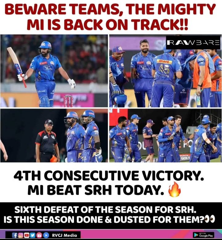 Mi paltan #rohitsharma  #SuryakumarYadav #MIvsSRH