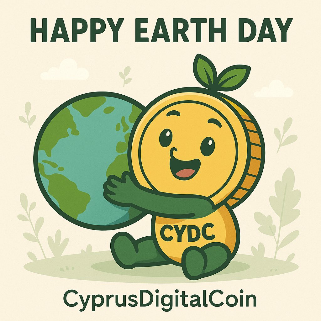 cyprusdigicoin's tweet photo. 🌍 Happy #EarthDay
We believe in a greener, decentralized future.
Built on #Solana –one of the most energy-efficient blockchains.
💚 Crypto can be clean. Let’s build sustainably.
#CYDC #Web3 #GreenCrypto #BlockchainForGood #EarthDay2025 #SustainableFuture #MemeCoinWithPurpose https://t.co/lBJFDTeXxR