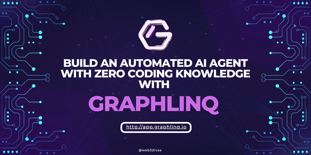 web3divaa's tweet photo. You are sleeping on one of the most underrated frameworks in the AI automation game.
If you're a builder, data analyst, or just hunting alpha,
here is why @graphlinq_proto deserves your attention.
🧵 ✍🏽
#GraphLinqAutomation $GLQ https://t.co/7AIpQAKfkj