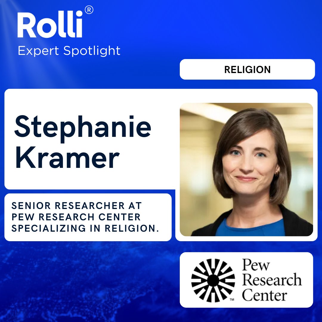 Rolli (@rolliapp) on Twitter photo After Pope Francis’s death, global religion is under the spotlight.
Stephanie Kramer of <a href="/pewresearch/">Pew Research Center</a> offers expert insight on religious demography and the psychology of faith.
She’s available for media interviews.
Find great experts like Stephanie at rolli.ai After Pope Francis’s death, global religion is under the spotlight.
Stephanie Kramer of <a href="/pewresearch/">Pew Research Center</a> offers expert insight on religious demography and the psychology of faith.
She’s available for media interviews.
Find great experts like Stephanie at rolli.ai