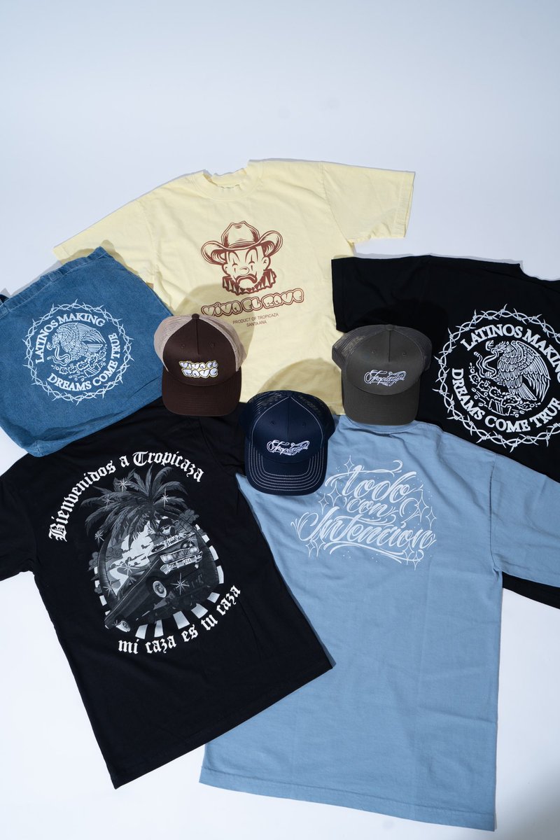 🚨PSA🚨

We are down to our last few “Latinos Making Dreams Come True” t-shirts! Get yours while you can🙌 

Use discount code “4YEARS25” to get 15% off selected items! 

Tap in: Tropicazaoc.com