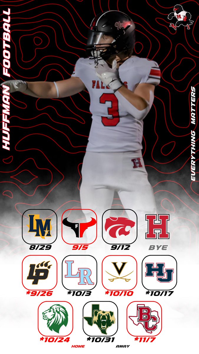 Huffman Falcon Football tweet media