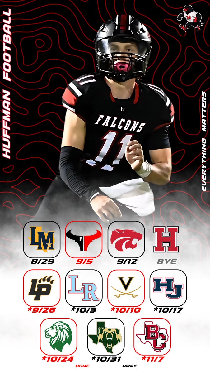 Huffman Falcon Football tweet media