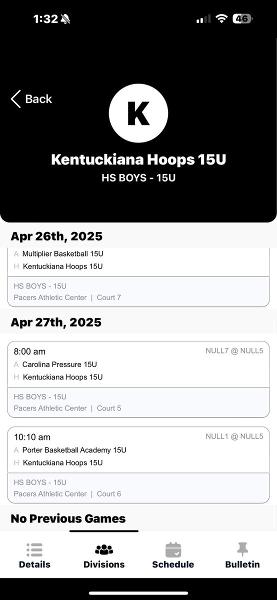 Kentuckiana Hoops Boys AAU (@kyinhoopsaau) on Twitter photo 15U NXTPRO PUMA Schedule for this weekends <a href="/PRO16League/">PRO16/NXTPRO League</a> session in Indy! <a href="/coachflip502/">DionFlippins</a> 15U NXTPRO PUMA Schedule for this weekends <a href="/PRO16League/">PRO16/NXTPRO League</a> session in Indy! <a href="/coachflip502/">DionFlippins</a>