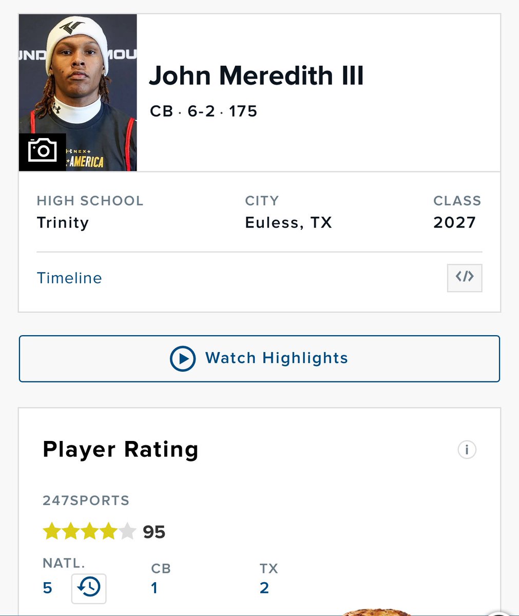 ⭐️John Meredith lll⭐️ (@john_meredith2) on Twitter photo Blessed to be the #1 db in Texas 🙏🏾<a href="/MikeRoach247/">Mike Roach</a> <a href="/SWiltfong_/">Steve Wiltfong</a> <a href="/gabrieldbrooks/">Gabe Brooks</a> <a href="/samspiegs/">Sam Spiegelman</a>
<a href="/BillyEmbody/">Billy Embody</a> <a href="/TheCoachDiesel/">Coach</a>
<a href="/IAR2_Football/">TrinityTrojanFB</a> <a href="/FlightSkillz/">Coach Flight</a> #justthebeggining Blessed to be the #1 db in Texas 🙏🏾<a href="/MikeRoach247/">Mike Roach</a> <a href="/SWiltfong_/">Steve Wiltfong</a> <a href="/gabrieldbrooks/">Gabe Brooks</a> <a href="/samspiegs/">Sam Spiegelman</a>
<a href="/BillyEmbody/">Billy Embody</a> <a href="/TheCoachDiesel/">Coach</a>
<a href="/IAR2_Football/">TrinityTrojanFB</a> <a href="/FlightSkillz/">Coach Flight</a> #justthebeggining