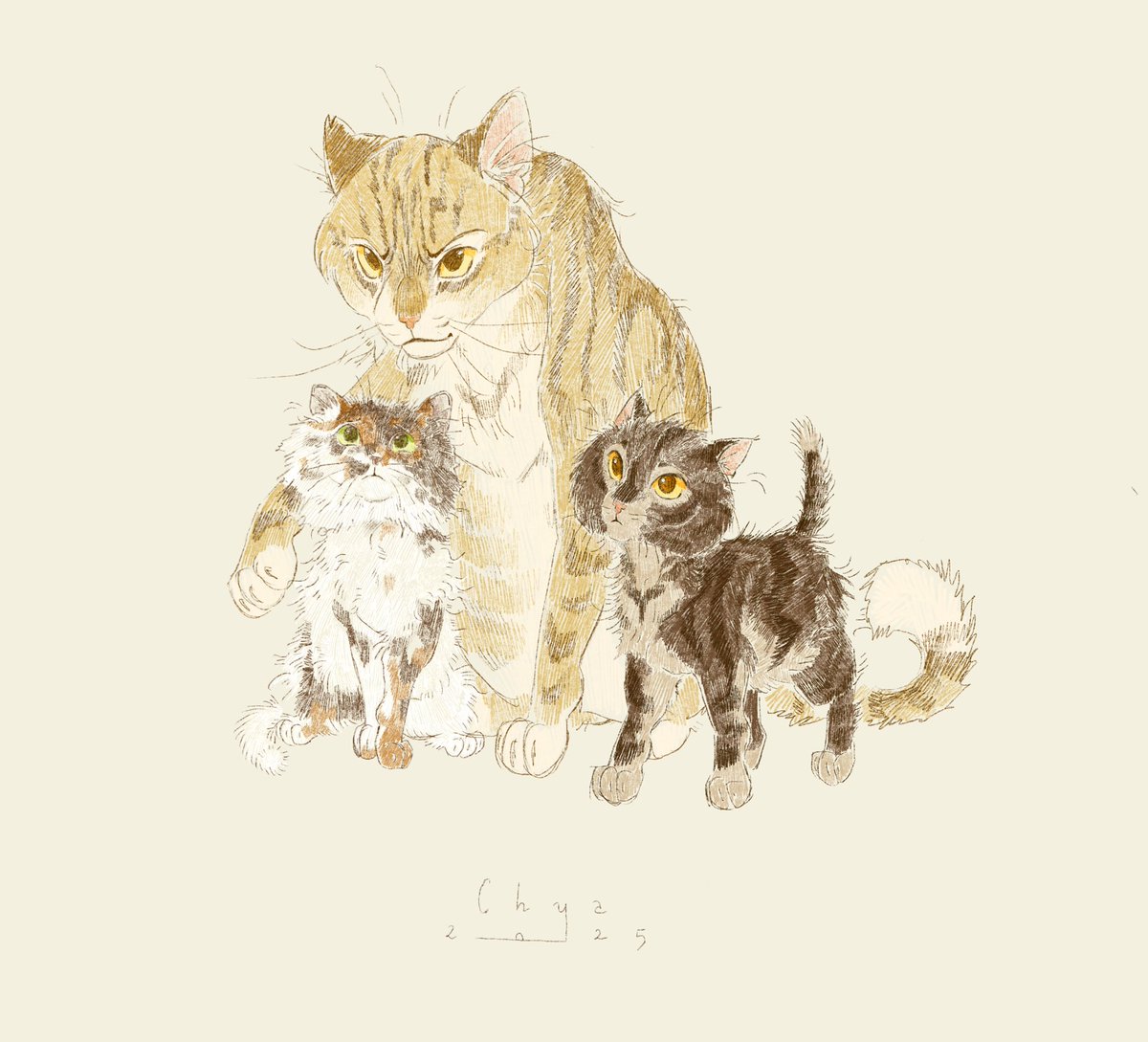 Goldenflower Tawnykit and Bramblekit 🍂 #warriorcats