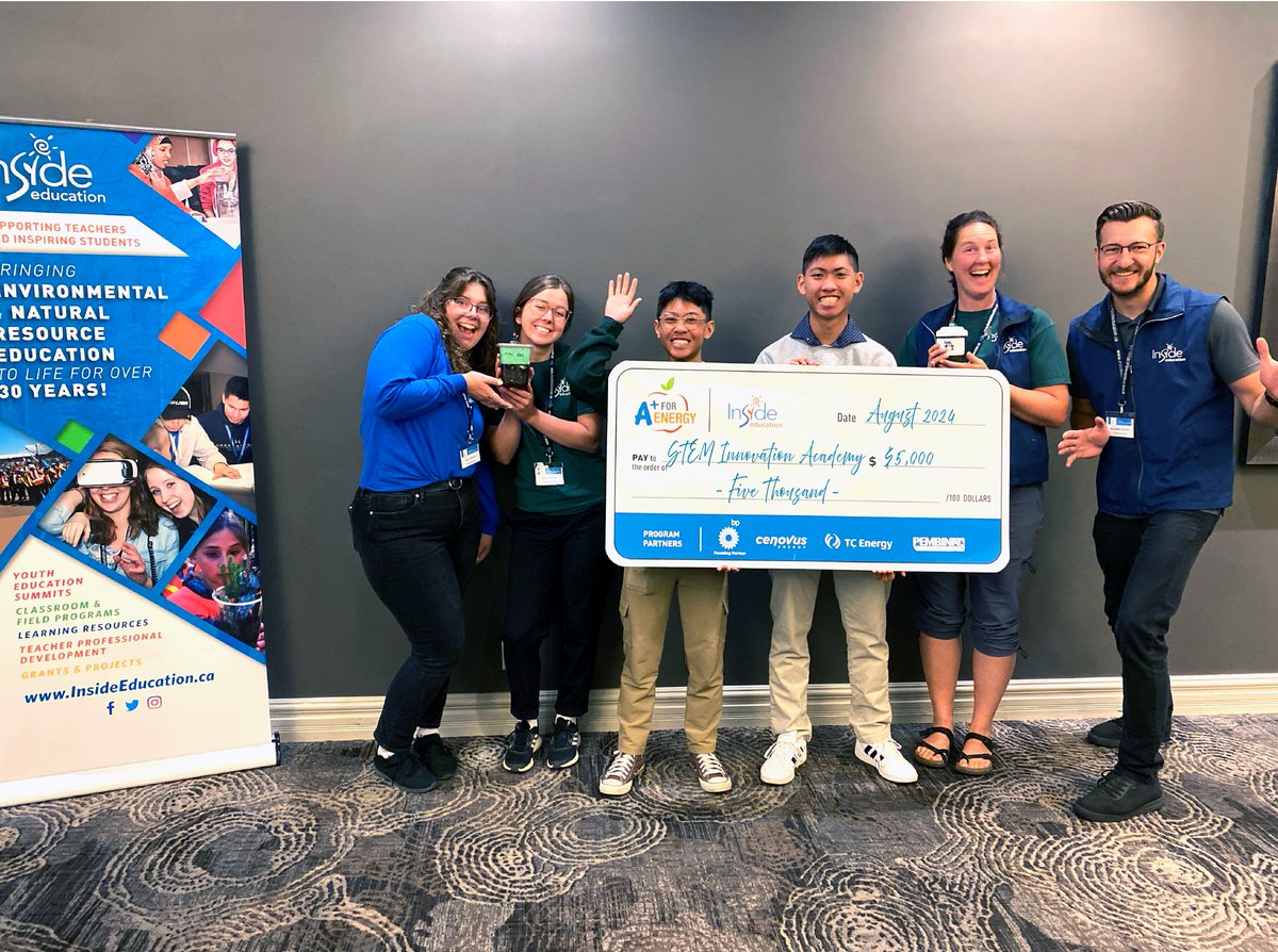 Think an A+ for Energy grant could benefit you &amp; your students but not sure where to start?

Join us exactly ONE WEEK from today for our FREE #aplusforenergy Webinar! Meet previous winners &amp; other potential applicants, learn some tips &amp; tricks, and more!

insideeducation.ca/grants/a-for-e…