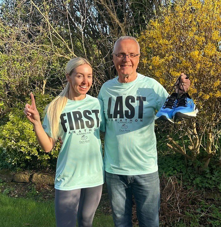 🏃‍♂️ | BTR Liverpool’s Race Director pulls on trainers for his final marathon while his youngest daughter will be taking part in her very first marathon to raise funds for Claire House Children’s Hospice.

READ MORE 👉 tinyurl.com/5hf7x9fp