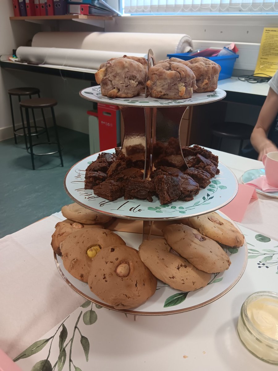 MrsDNeilson's tweet photo. Had the pleasure of afternoon tea with some of our @GroveAcademy S3 pupils today. Was blown away by the food they'd made and the effort they had put into creating a lovely event ❤️
#GroveaCARE
@pcgroveacademy https://t.co/4h9j89V1rh