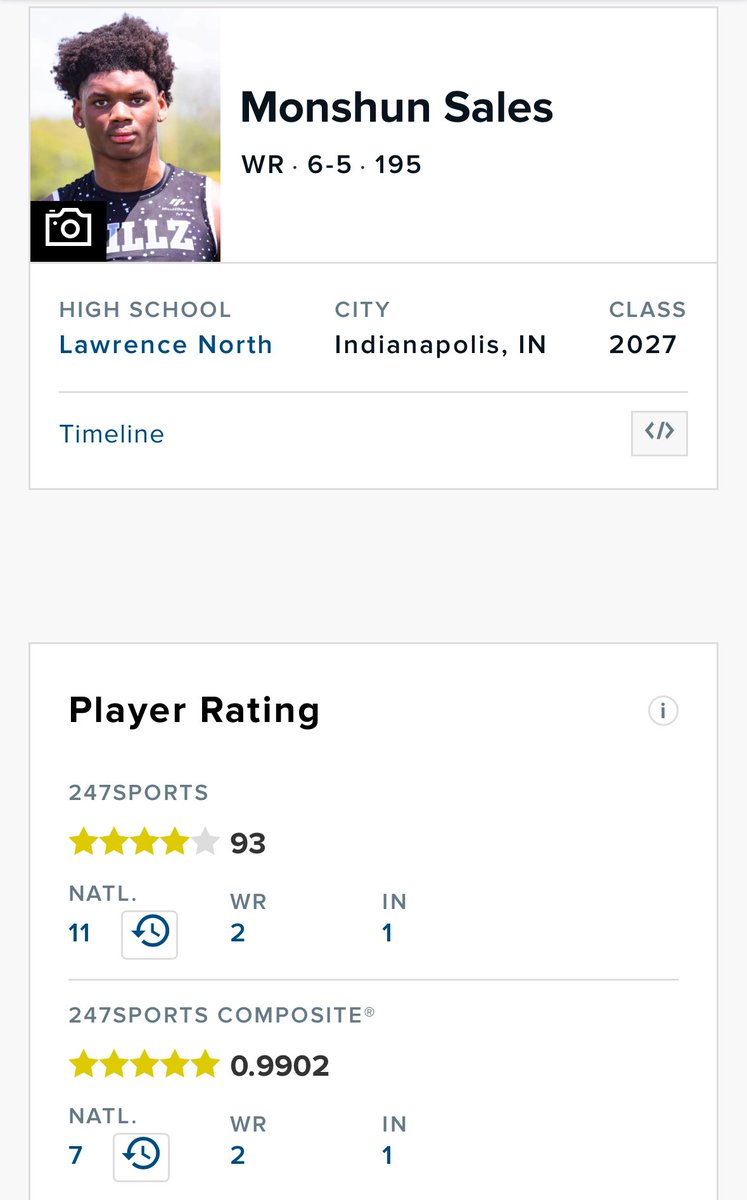 Monshun “Showtime” Sales (@__1problem) on Twitter photo #AGTG Thankful to have earned a 5⭐️ranking and named the #2 WR in the nation‼️A lot of work still to be done… #LLMM <a href="/247Sports/">247Sports</a> <a href="/LNWildcatsFB/">LN Wildcats Football</a> <a href="/coach_mal/">Patrick Mallory</a> <a href="/CoachMillz_/">Millz2BeMade Training</a> <a href="/coach_craig21/">Jawon Craig</a> #AGTG Thankful to have earned a 5⭐️ranking and named the #2 WR in the nation‼️A lot of work still to be done… #LLMM <a href="/247Sports/">247Sports</a> <a href="/LNWildcatsFB/">LN Wildcats Football</a> <a href="/coach_mal/">Patrick Mallory</a> <a href="/CoachMillz_/">Millz2BeMade Training</a> <a href="/coach_craig21/">Jawon Craig</a>