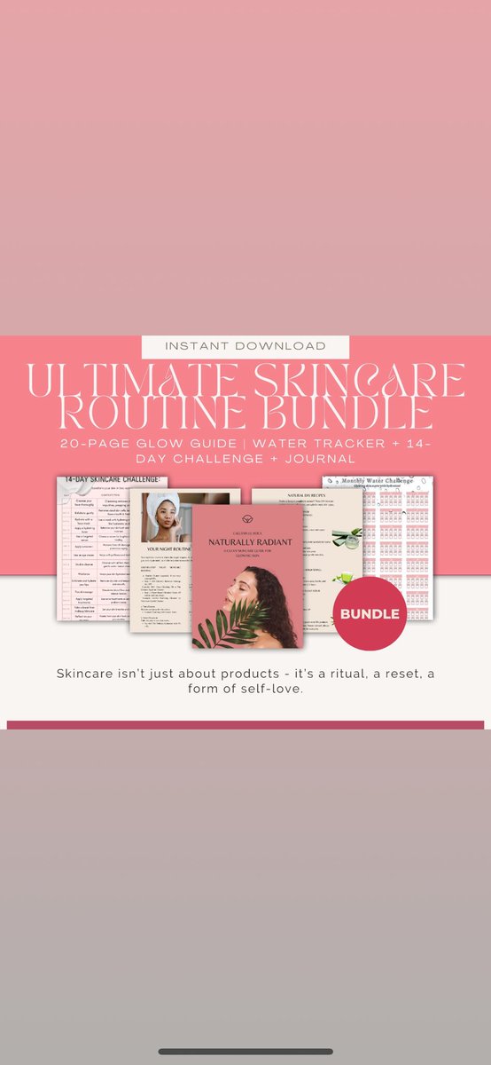 EtsyAATN's tweet photo. Glow naturally with the Skincare Glow-Up Bundle
• Skincare guide
• 14-day challenge
• Water tracker
• Glow journal

20% off until 24 April
Use code MONTHSAVE10 for an extra 10% off (ends 28 Apr)
Grab it on Etsy: https://t.co/1vF5W4fc93
#skincare #selfcaretools 
 #etsyshop https://t.co/Mc9CWPYdJr