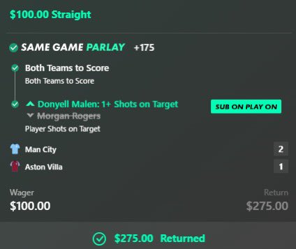 DieselBTB's tweet photo. 🎯 Easy reads, easy wins 🎯 Diesel Community stays sharp. 
#Parlay #Moneyline #PlayerProps #LadderChallenge #Soccer #Football #NHL #Tennis #EPL #ManCity #AstonVilla #Senators #MapleLeafs #Wild #GoldenKnights #VitKopriva #DanielGalan https://t.co/mQGXWvgI6o