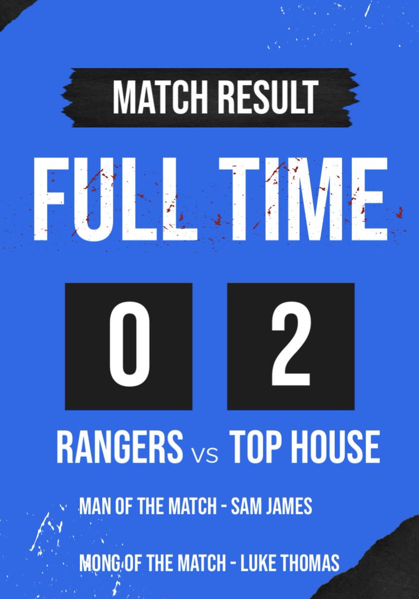 Sundays Result. 

We go again this weekend 🤜🏼