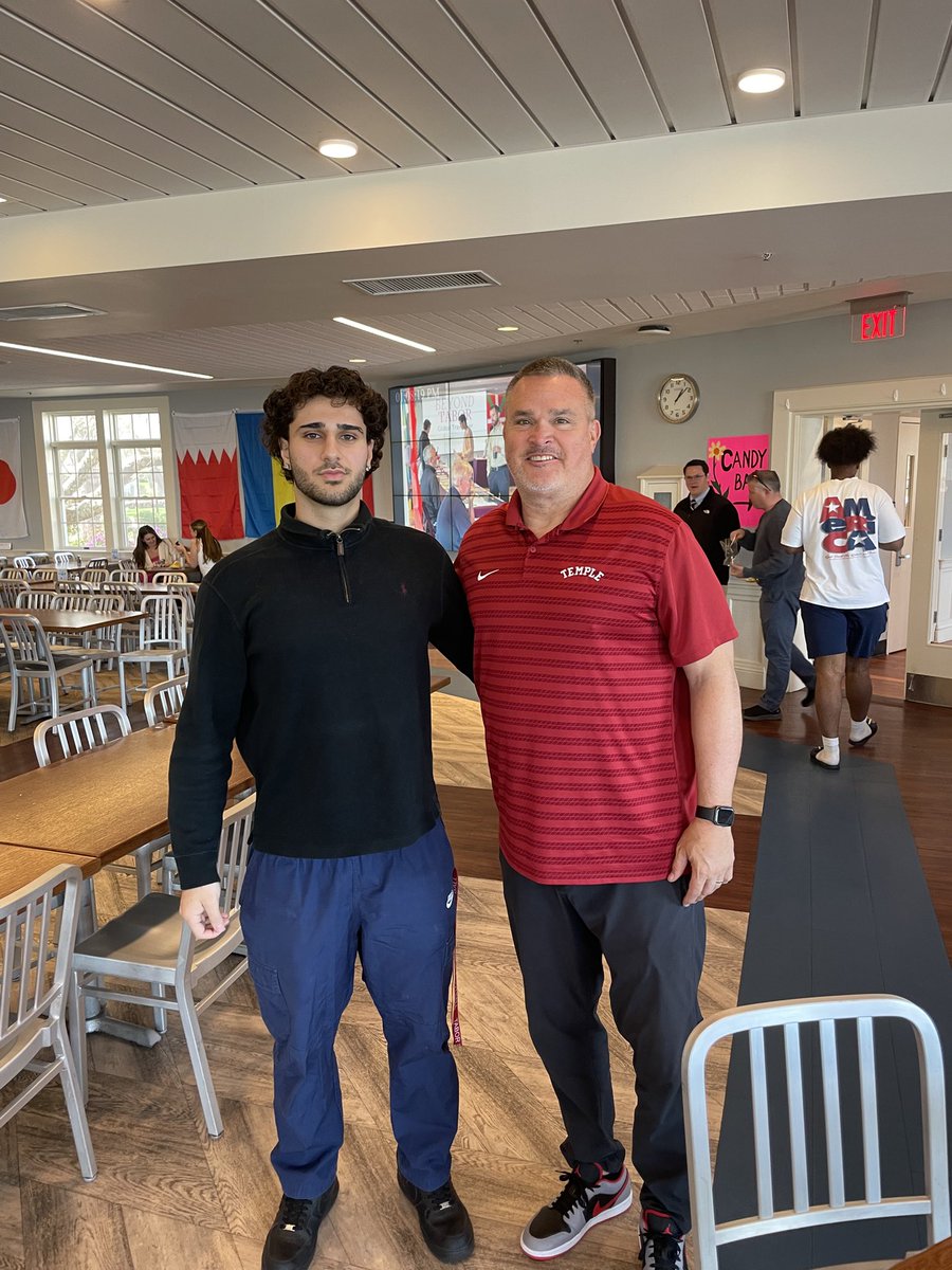 Brendan Farhat (@brendan_farhat) on Twitter photo I’m blessed to receive an Offer from Temple University! Thank you <a href="/keithdudz/">Keith Dudzinski</a> for coming out to see me!
<a href="/Temple_FB/">Temple Football</a> <a href="/CoachJeffMoore/">Coach Jeff Moore</a> <a href="/CoachMas_/">Tomas Rubio</a> I’m blessed to receive an Offer from Temple University! Thank you <a href="/keithdudz/">Keith Dudzinski</a> for coming out to see me!
<a href="/Temple_FB/">Temple Football</a> <a href="/CoachJeffMoore/">Coach Jeff Moore</a> <a href="/CoachMas_/">Tomas Rubio</a>