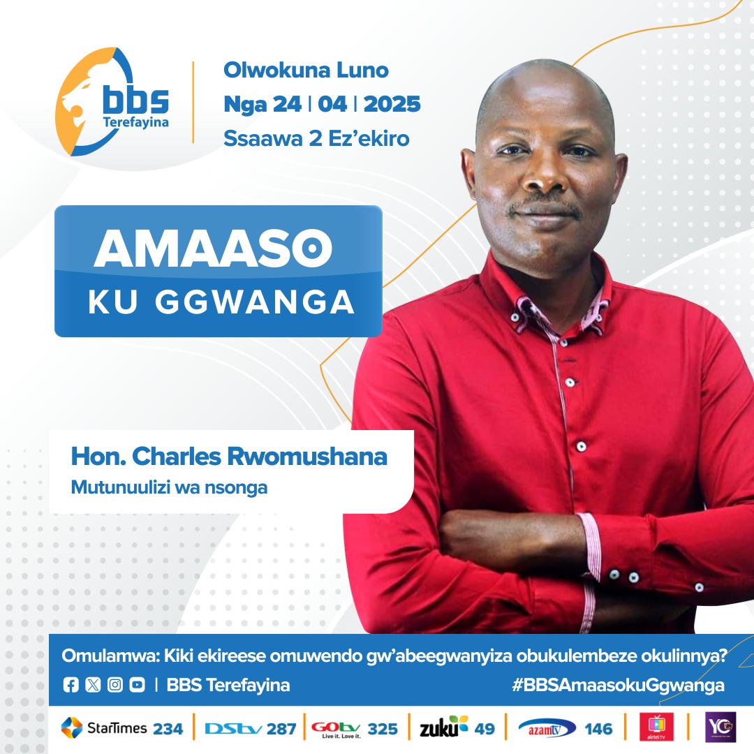 Steven Dunstan Busuulwa (@stevenbusuulwa) on Twitter photo On <a href="/bbstvug/">BBS TEREFAYINA</a> this Thursday 8:00pm with <a href="/rwomchechen/">CHARLES RWOMUSHANA</a> <a href="/MubarakMunyagwa/">Hon. Mubarak Munyagwa</a> <a href="/EvansKanyike/">Ronald Evans Kanyike,MP</a> <a href="/KisekkaSalim/">Kisekka Salim</a>. SDB On <a href="/bbstvug/">BBS TEREFAYINA</a> this Thursday 8:00pm with <a href="/rwomchechen/">CHARLES RWOMUSHANA</a> <a href="/MubarakMunyagwa/">Hon. Mubarak Munyagwa</a> <a href="/EvansKanyike/">Ronald Evans Kanyike,MP</a> <a href="/KisekkaSalim/">Kisekka Salim</a>. SDB