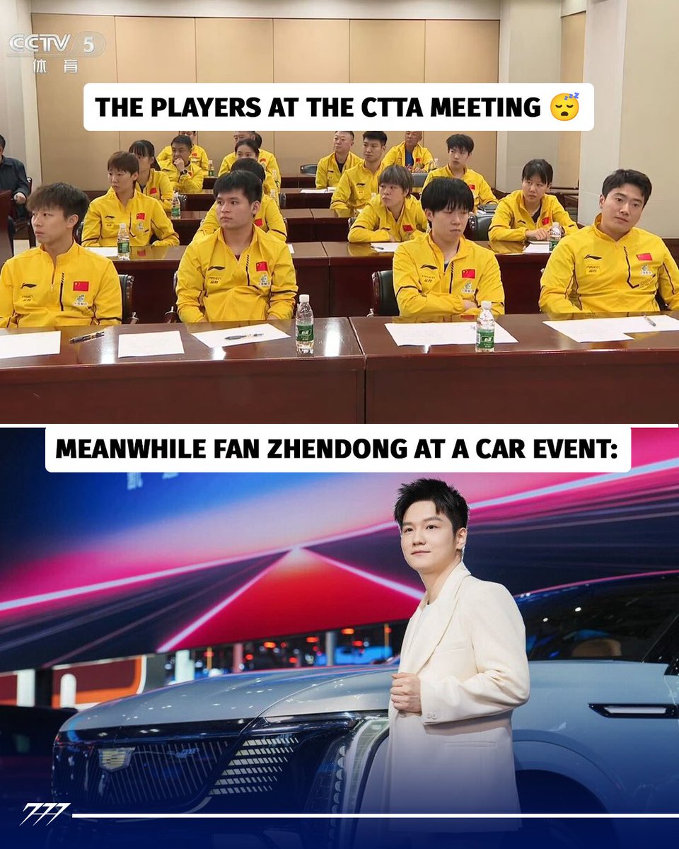 777tabletennis_'s tweet photo. Not the minions 🤣🤣 (last slide) 

#777tabletennis #tabletennisnews #fanzhendong #ctta #wangchuqin #tabletennisplayer #pingpong #탁구 #卓球 #乒乓球 #桌球 https://t.co/P9YNbuoAV7