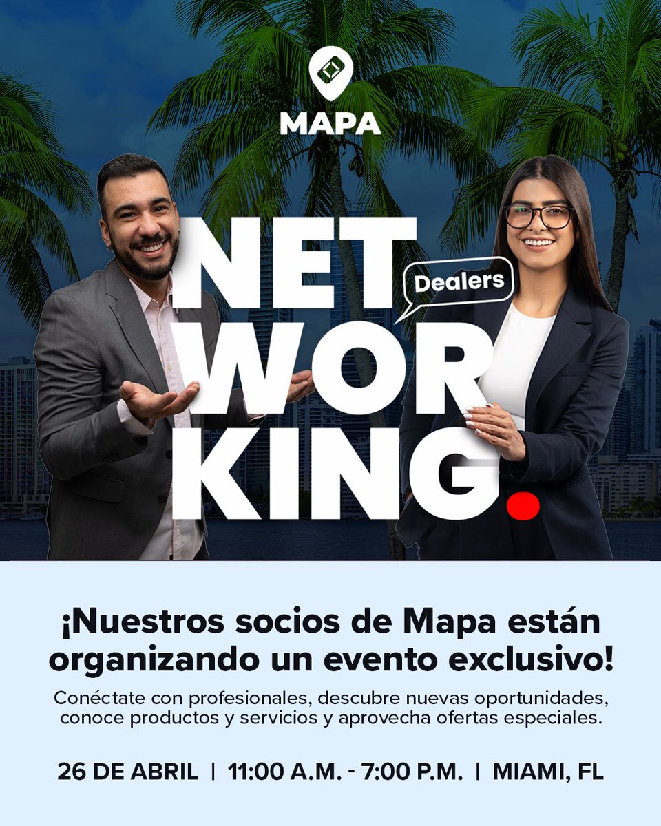 🌴 Headed to Miami for the MAPA Networking Event! 🌴

Join us for a full day of connections, insights, and opportunities with fellow auto industry professionals.

Swing by for a live demo and see how we can help your dealership grow!

Register Today! buff.ly/yLhlEjs