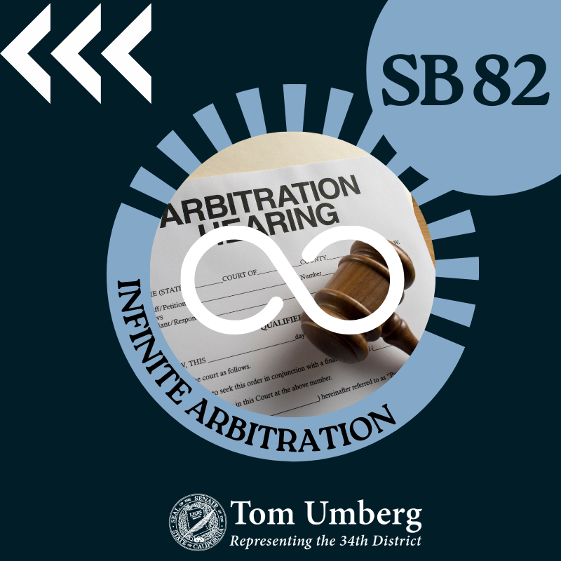 SenatorUmberg's tweet photo. #Arbitration is a very effective tool in the legal system. But the media has reported on some utterly absurd cases of egregious use in recent years.
I want to thank my colleagues on the Senate Judiciary Committee for supporting #SB82 and reform of this practice yesterday. https://t.co/UR6gmKIiZW