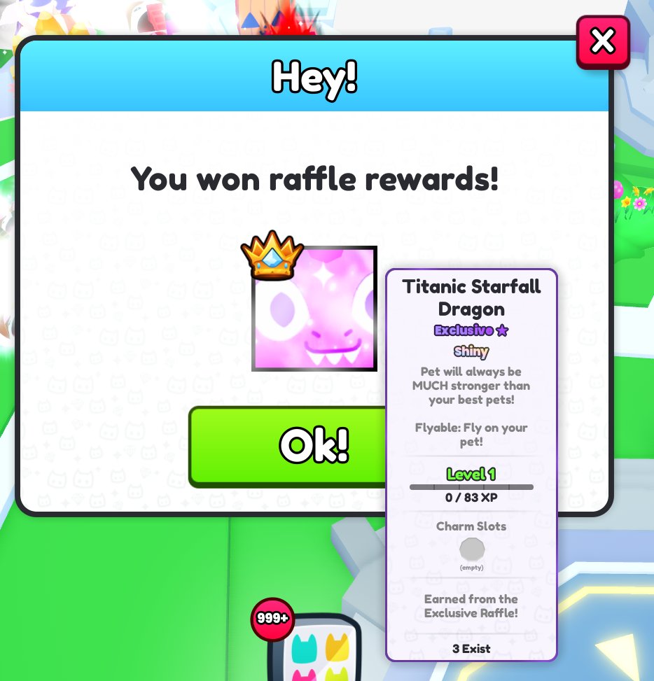 Shiny Titanic Starfall Dragon!