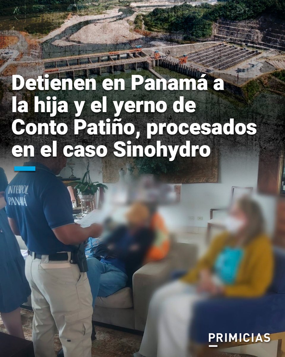 Sobre María Auxiliadora Patiño y José Xavier Macías pesa una orden de prisión preventiva en el caso Sinohydro.  prim.ec/yl5e50VGuIN