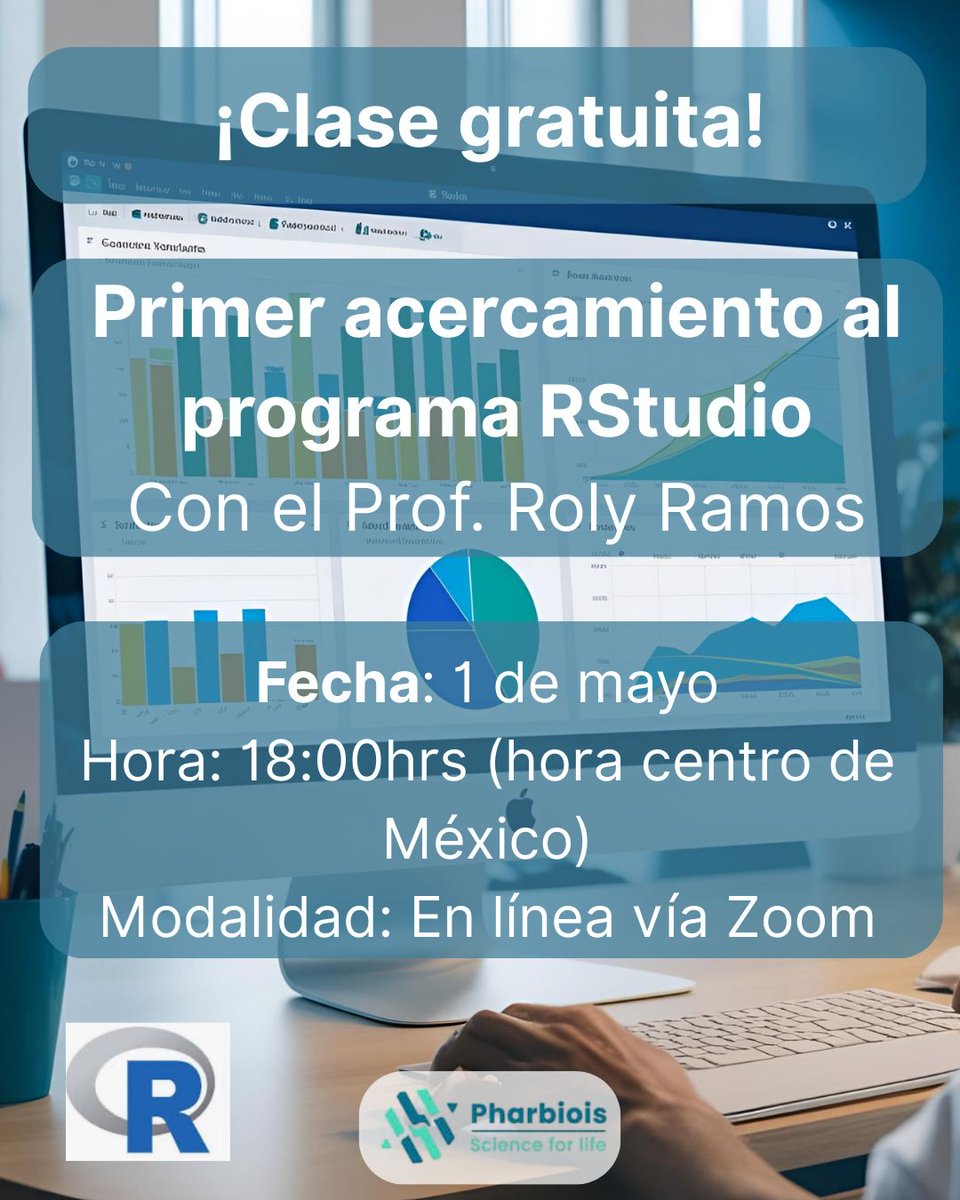 ¿Eres un apasionado del análisis de datos masivos o estás haciendo tu tesis y necesitas herramientas estadísticas más allá de Excel?

➡️ ¡Es momento de dar el siguiente paso!
✅ Regístrate aquí (sin costo): pharbiois.com/contacto

#ClaseGratis #AnálisisDeDatos #RStudio #BigData