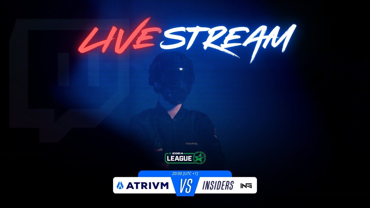 🔴 LIVE ! twitch.tv/atrivm
Match ESEA contre Insiders Esport à 20:00.

En route pour obtenir notre 4e victoire d'affilé.

🔥 Let's go <a href="/red1many/">Red1many</a> <a href="/Yeneurs/">Yeneurs</a> <a href="/_SHOGU/">SHOGU</a> <a href="/unshaark/">unshaarK</a> <a href="/VECTIZZ1/">VECTIZZ</a>