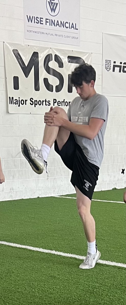 Another day on the grind.  Focused on lateral quickness and change of direction this week at MSP.